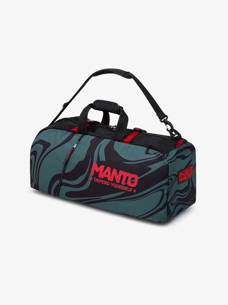 MANTO sports bag / backpack Grid Green